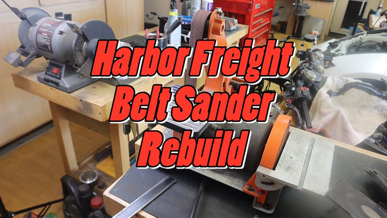 Ремонт ленточно-шлифовального станка Harbor Freight