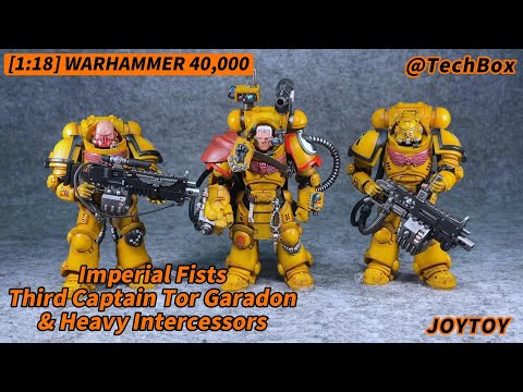 Cosmic Group Joytoy Warhammer 40k - Capitano Tor Garadon, Pugni Imperiali, Action Figure 1/18 In Scala Collezionabile - 2
