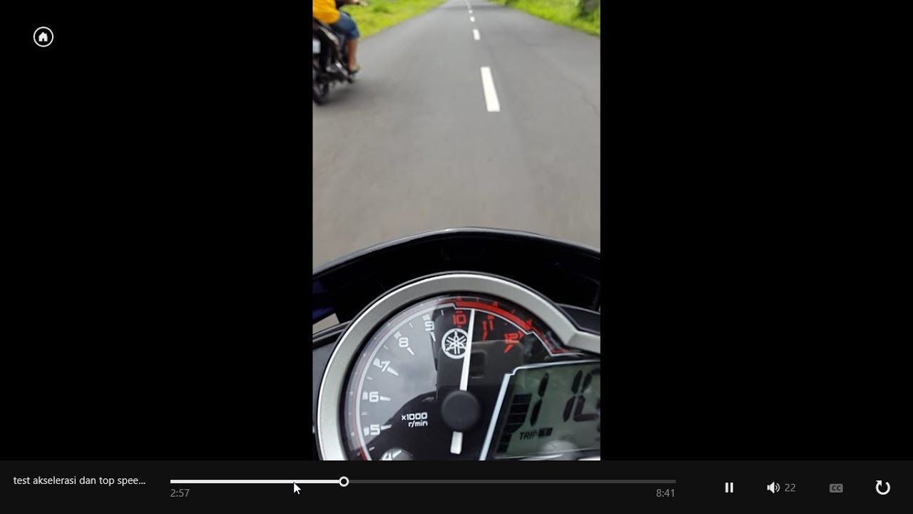 Test Akselerasi Dan Top Speed New Vixion Advance Movistar Edition