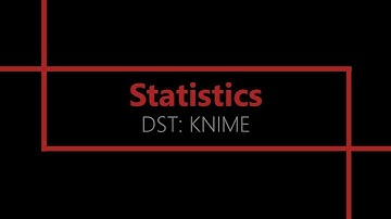 Statistics [KNIME Analytics Platform]