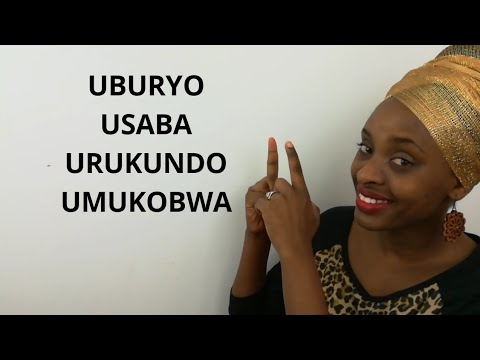 UBURYO WAKWEGERA UMUKOBWA UMUSABA URUKUNDO