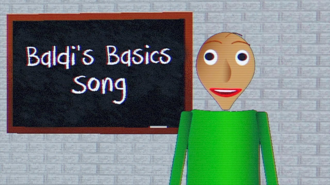 Baldi S Basics Musical Rap Song Youtube - roblox baldi songs