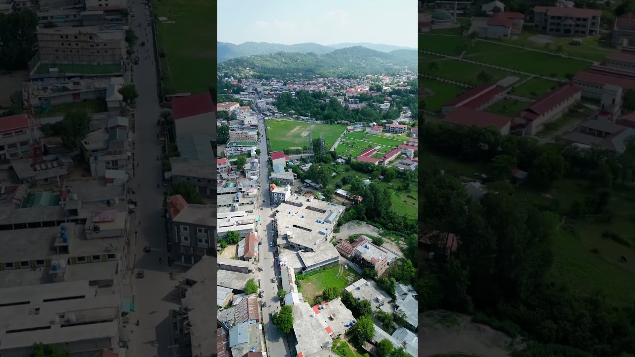 Rawalakot City from the Sky | Breathtaking Drone View of Azad Kashmir