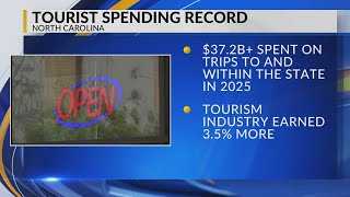 Tourist spending record in North Carolina