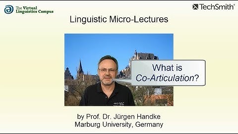 PHO_011 - Linguistic Micro-Lectures: Co-Articulation
