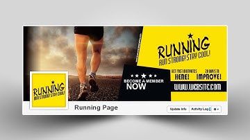 How To Make Beautiful Facebook Cover Photo Design - CorelDraw Tutorial