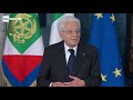 Mattarella: "Il recupero dei giovani dalla droga è un patrimonio che arricchisce il Paese"