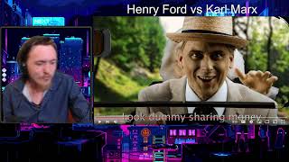 Henry Ford vs Karl Marx. Epic Rap Battles Of History (Reaction/Breakdown)