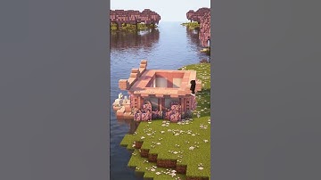 Minecraft Cherry Japanese House 🌸 | Design by @hiboukyt