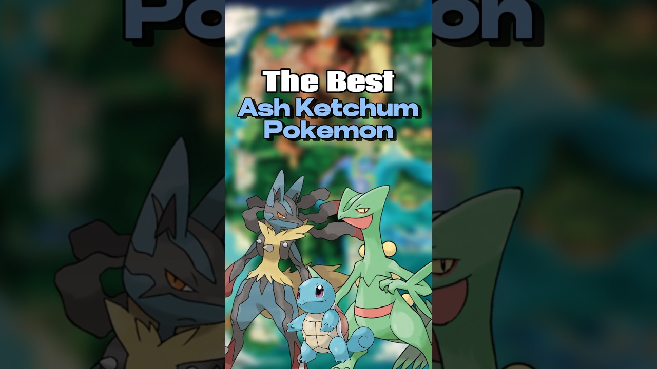 ЛУЧШИЕ ПОКЕМОНЫ Эша Кетчума из каждого региона
