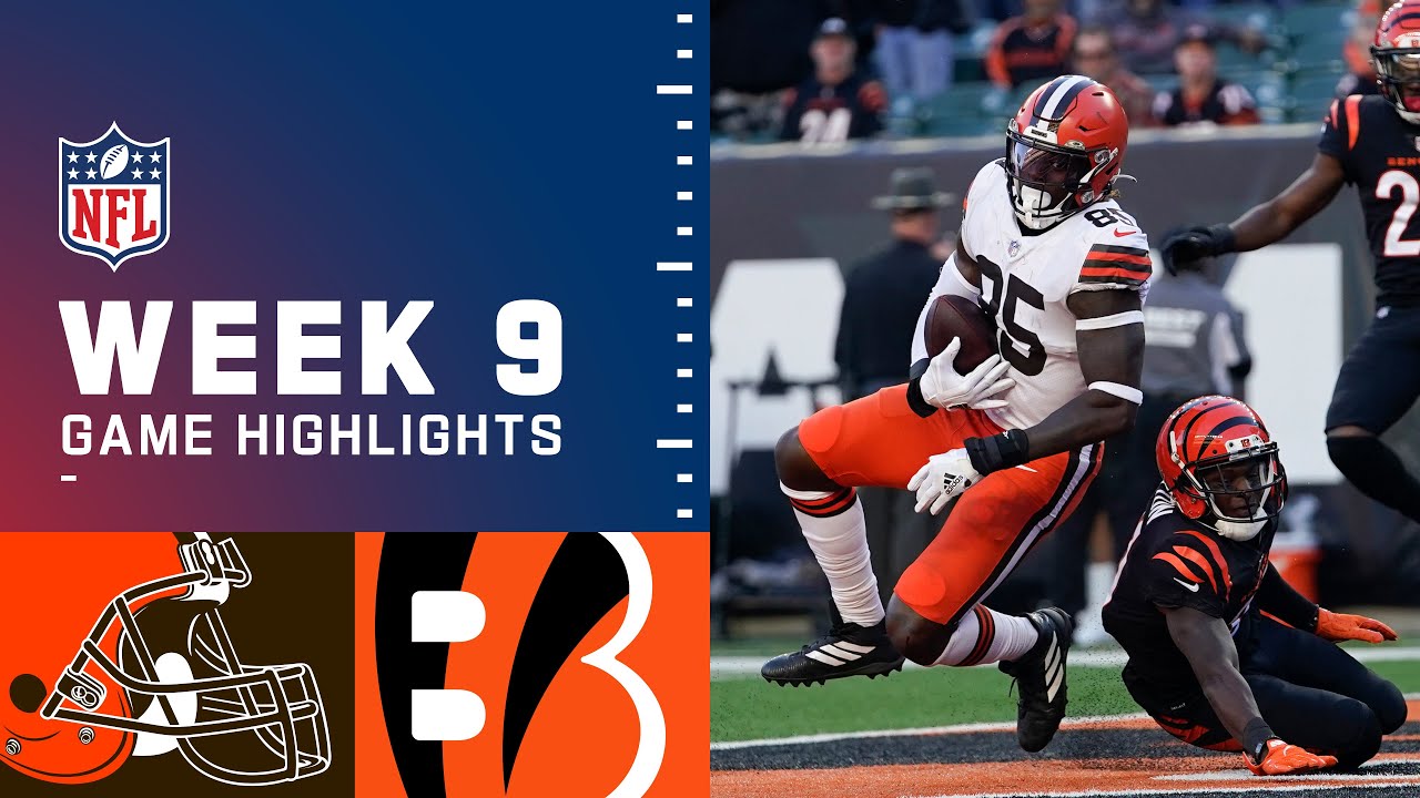 Browns vs. Bengals Week 9 Highlights NFL 2021 Win Big Sports