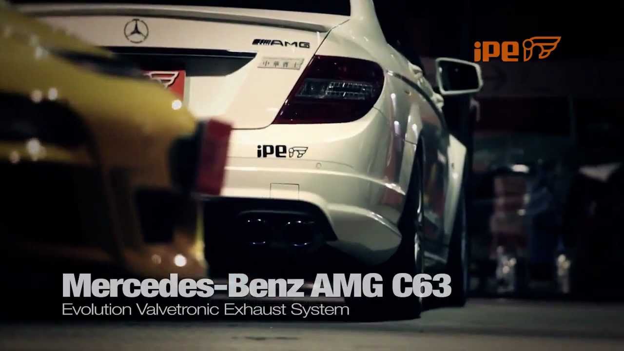 innotech】 AMG C63 × iPE 可変バルブ マフラー 【イノテック】 - YouTube