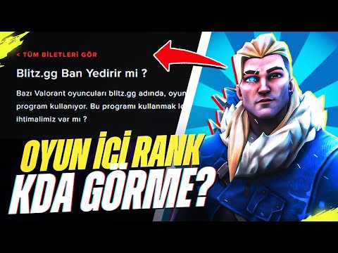 Valorant Oyun İçi Rank Ve KDA Görme ! 