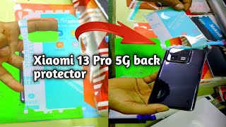 Xiaomi 13 pro 5g Back Glass Protector l Mi Xiaomi 13 Pro 5g Back Lamination Full Body Skin Wrap