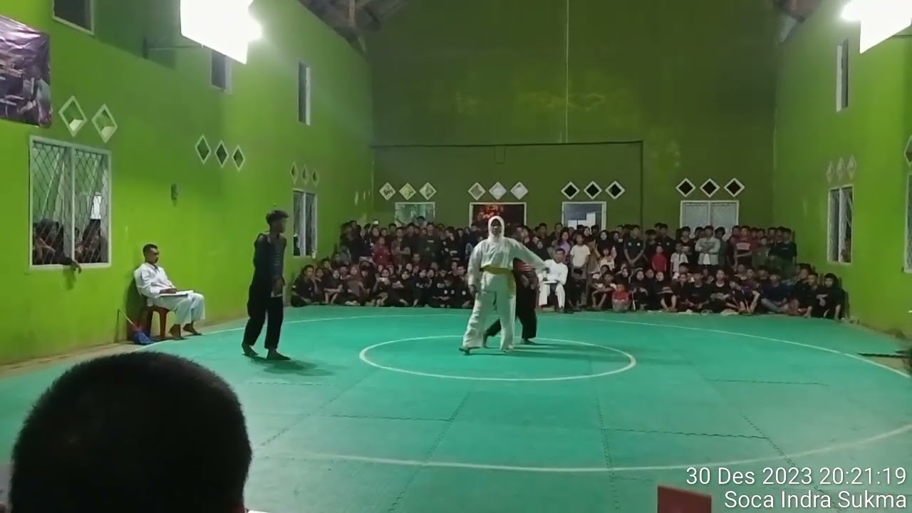 Fahri Junior Pratama - Biru (FATHAS) vs Daffa Riansyah R - Merah (Pagar Nusa) Final Pra Remaja Putra