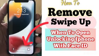 How To Remove Swipe Up When To Open Unlocking IPhone With Face ID? Resimi