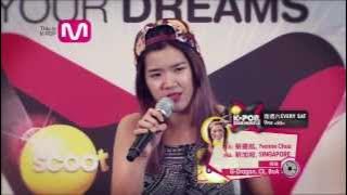 [Kpop Star Hunt 3 Top 12] Singapore's Yvonne performance