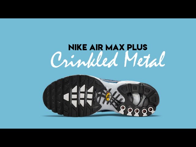 Nike TN Air Max Plus Blue Crinkled Metal (2021)