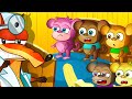 Five Little Monkeys Song + More Nursery rhymes & Children's Song by Fox and Chicken