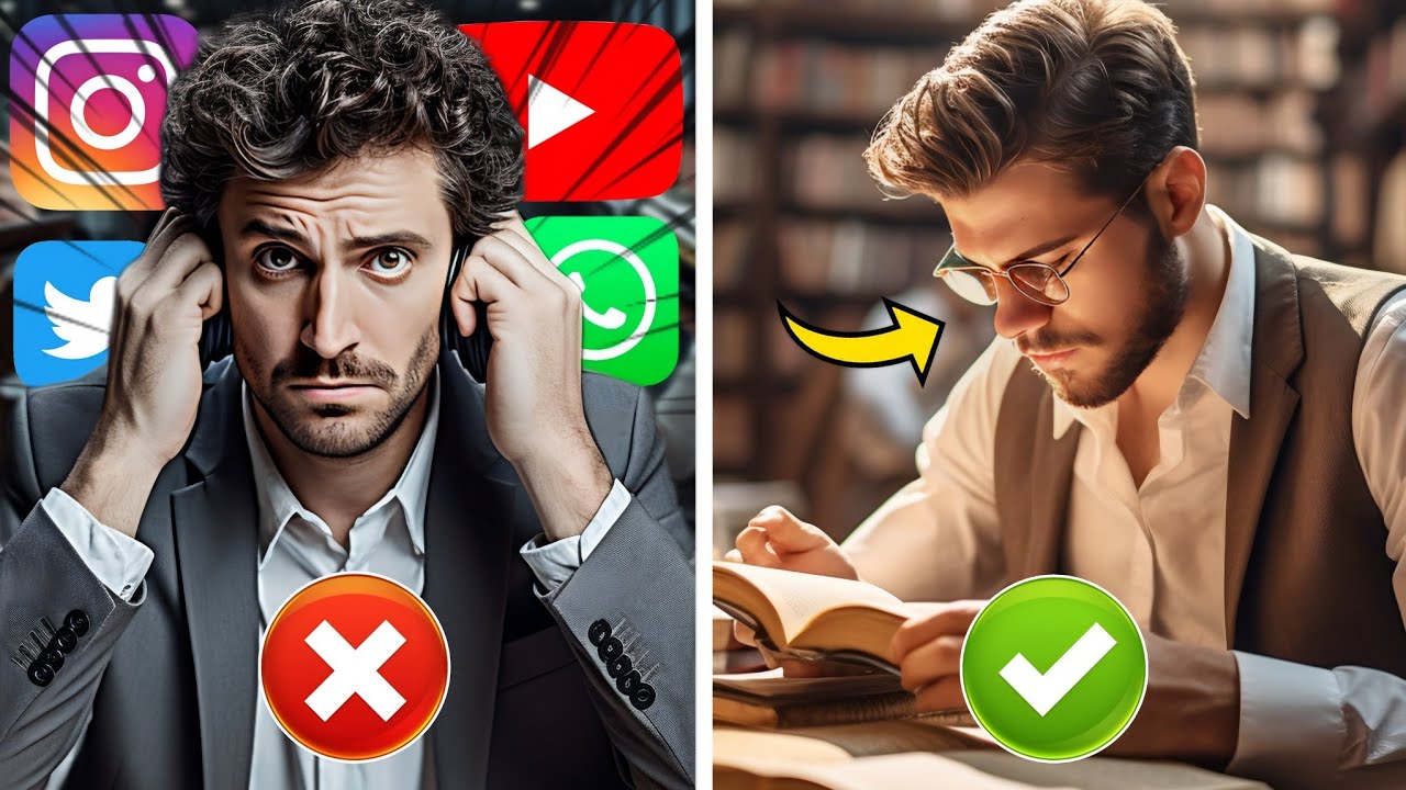 Why You're Always Distracted & Lack Focus (and how to GAIN FOCUS) - YouTube