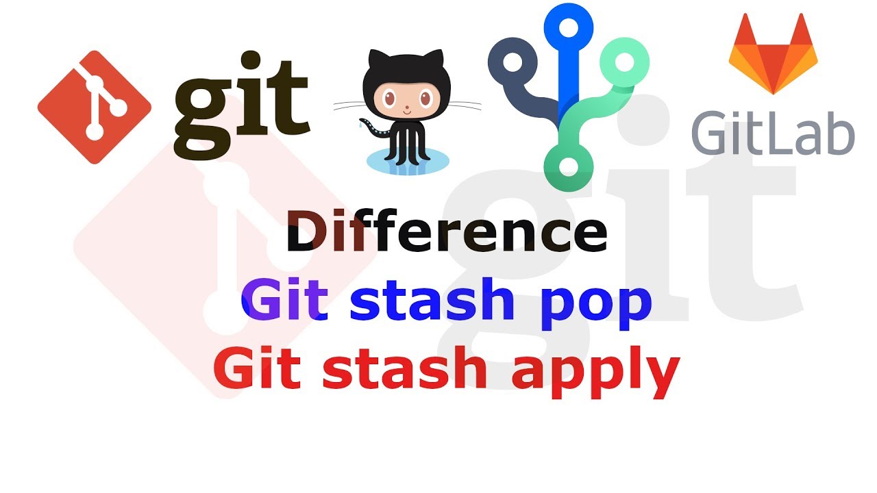 Difference Between Git Stash Pop And Git Stash Apply - Youtube