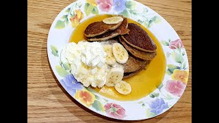 Vegan/Vegetarian Gluten Free Banana Pancake