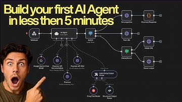🚀 Build Your Own AI Agent in 5 Minutes (No Code | N8N + ChatGPT Tutorial)