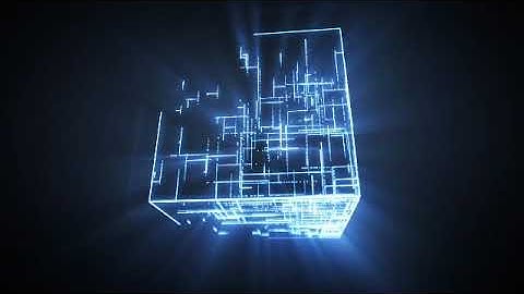 Neon Cube Intro With Logo |RENDERFOREST
