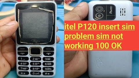 itel mobile insert sim problem keypad phone sim not working  💯 OK