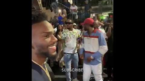 Ding Dong & Safaree showing new dance moves