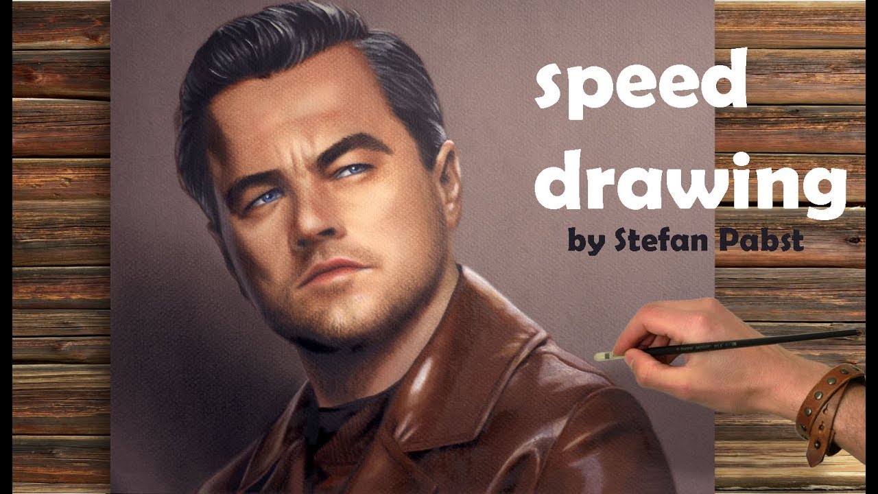 DRAWING of Leonardo DiCaprio / Once Upon a Time in Hollywood