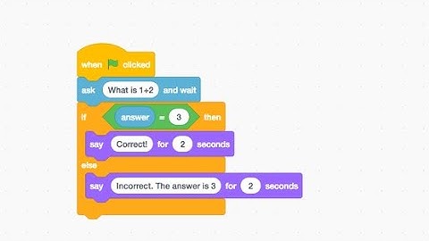 Scratch Coding - How to use the IF THEN ELSE function