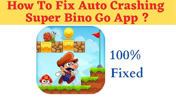 Fix Auto Crashing Super Bino Go App/Keep Stopping App Error in Android Phone|Apps stopped on Android
