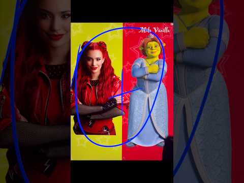 Red Descendants Fiona Mixingcharacters Descendants Disney Ai Art
