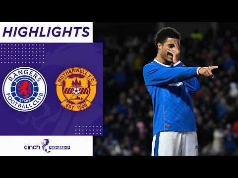 Rangers Motherwell Goals And Highlights