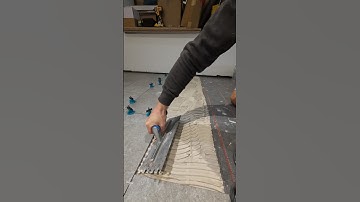 Installing Tiles on a Kitchen Floor