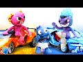 🔴 TINY'S HOT MOM BEATS COLD MOM | Clay Mixer Stop Motion Cartoons