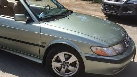 Saab front left strut removal