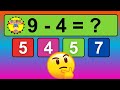 Can You Solve These 20 FUN One Digit SUBTRACTION Questions for KIDS?