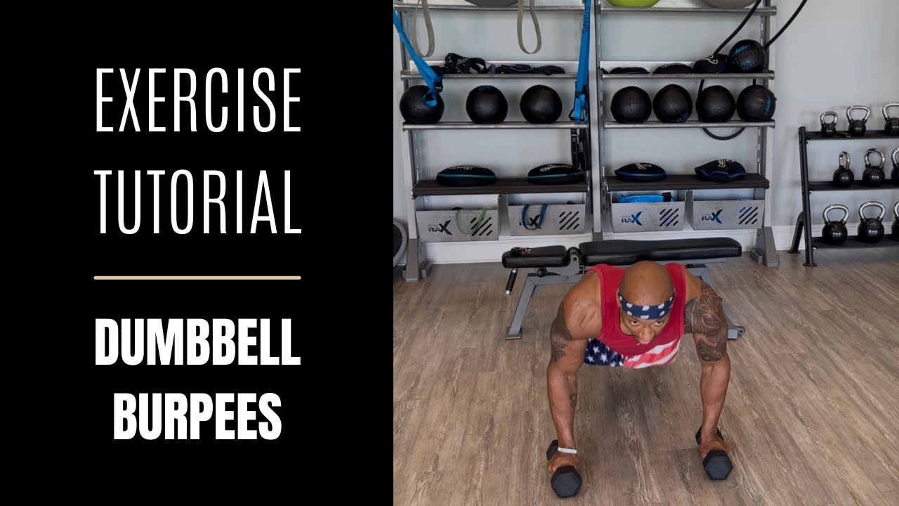 How to do Dumbbell Burpees Exercise - YouTube