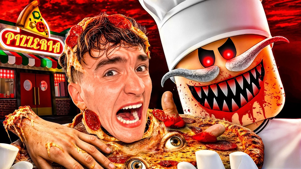 ЗЪЛ РОБЛОКС ГОТВАЧ МЕ ПРЕВЪРНА В ЧОВЕШКА ПИЦА | ESCAPE PAPA PIZZA!