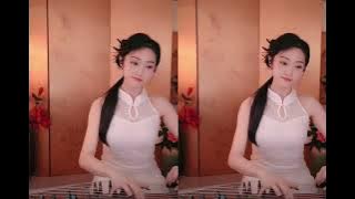 美女小臣古筝演奏粤语经典《逝去的诺言》