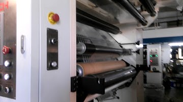 Sinomech solventless laminating machine with turret winders