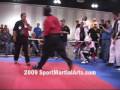 Michael Jefferson v Alex Lane - Men's team sparring - 2009 Compete Nationals