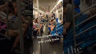 dancing on the new york train