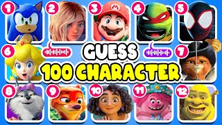Guess 100 Character By Their Song? | Netflix Puss In Boots Quiz, Sing 1&2, Zootopia lGuess The Song? screenshot 1
