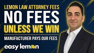 How Much Does a Lemon Law Attorney Cost? Fees, Contingency & $0 Upfront Explained
