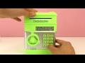 HOME MONEY SAFE WITH PASSWORD! Bills & Coins in the Safe! Protect Your Money!