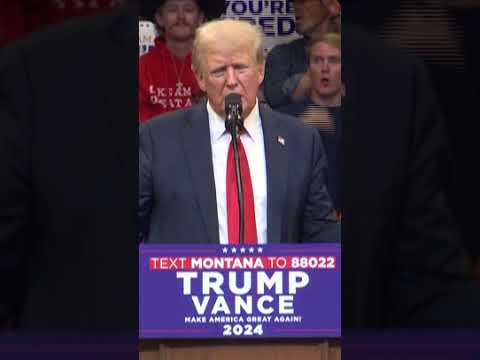 Trump Pushes Back On Weird Label From Kamala Harris And Tim Walz At Bozeman Montana Rally