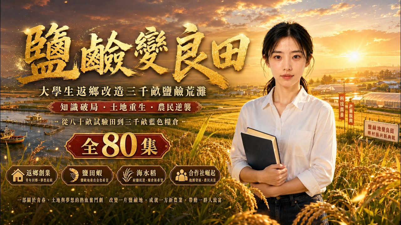 鹽鹼變良田：大學生返鄉改造荒地逆襲